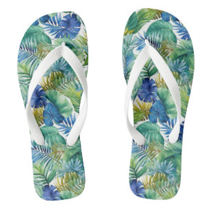Tongs Tournes d'impression tropicales