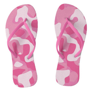 Tongs Tournes Motifs en Camo Rose