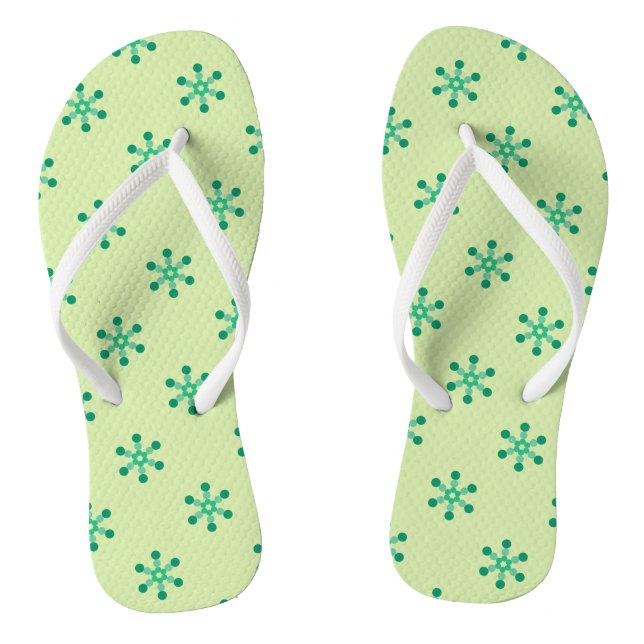 Tongs Tournes Motifs Motif Vert (Semelle)