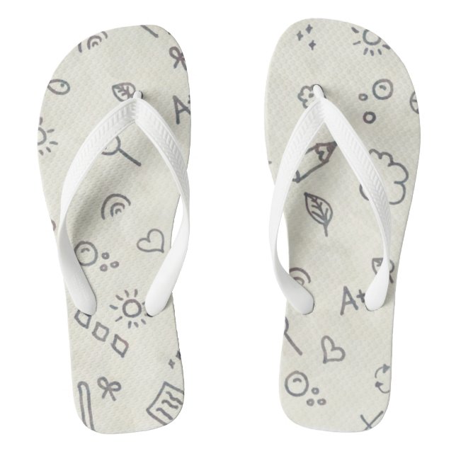 Tongs Tournes pour adultes, larges bretelles (Semelle)