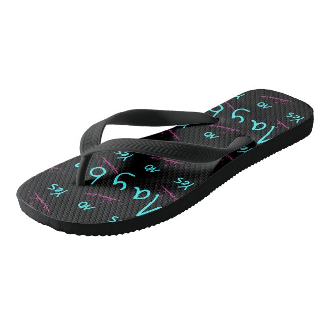 Tongs Tournes pour adultes, larges bretelles (Incliné)