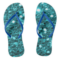Tournes turquoises de Parties scintillant