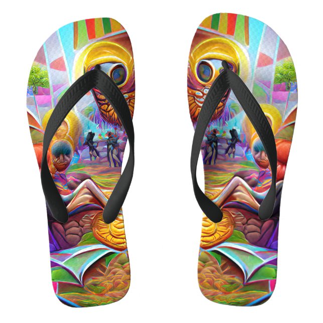 Tongs Transmigration de l'âme Flip Flops personnalisés (Semelle)