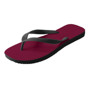 Tongs Trend Color Dark Burgundy Flip Flops