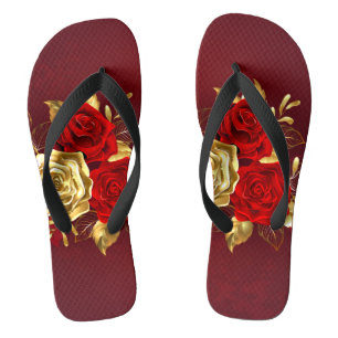 Tongs Trois Roses de bijoux