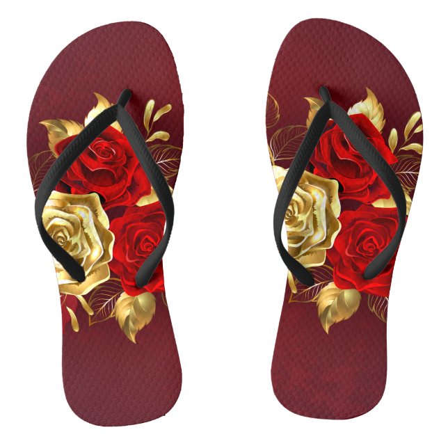 Tongs Trois Roses de bijoux (Semelle)