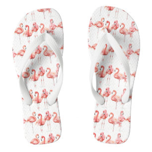 Tongs Tropical Famille des Flamants roses