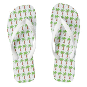 Tongs Tropical Green Palm Tree Beach Vacation Island