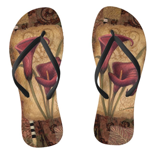 Tongs Tulipes rouges I (Semelle)