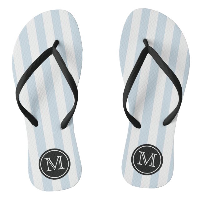 Tongs Un mariage monogramme branché Favor | N'importe qu (Semelle)