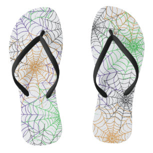 Tongs Un simple Motif Web d'Halloween Spider