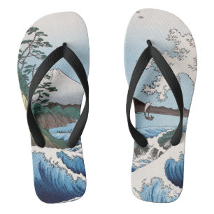 Tongs Utagawa Hiroshige - Mer au large de Satta, provinc