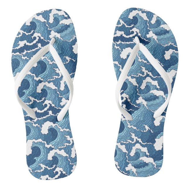 Tongs Vagues Abstraites (Semelle)