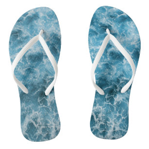 Tongs Vagues de l'océan bleu