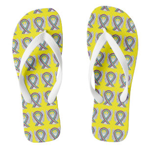 Tongs Vessie Cancer Sensibilisation Ruban Angel Flip Flo