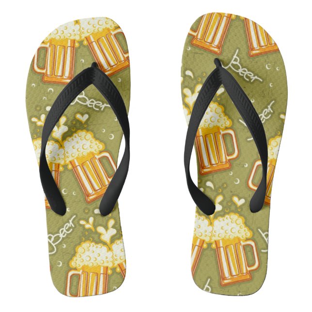 Tongs Vêtements De Bière Motif (Semelle)