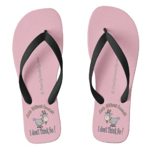 Tongs VIE SANS CHÈQUES   par TotallyGoatally™