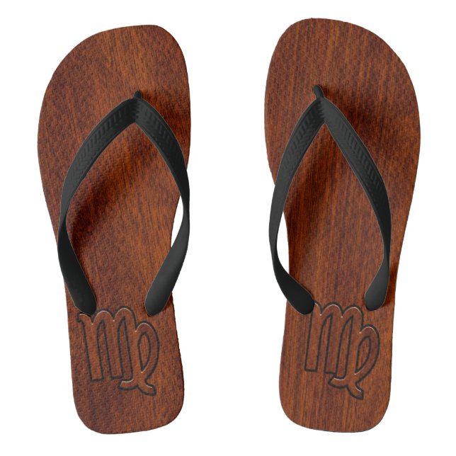 Tongs Virgo Zodiac Connexion Style acajou Brown (Semelle)