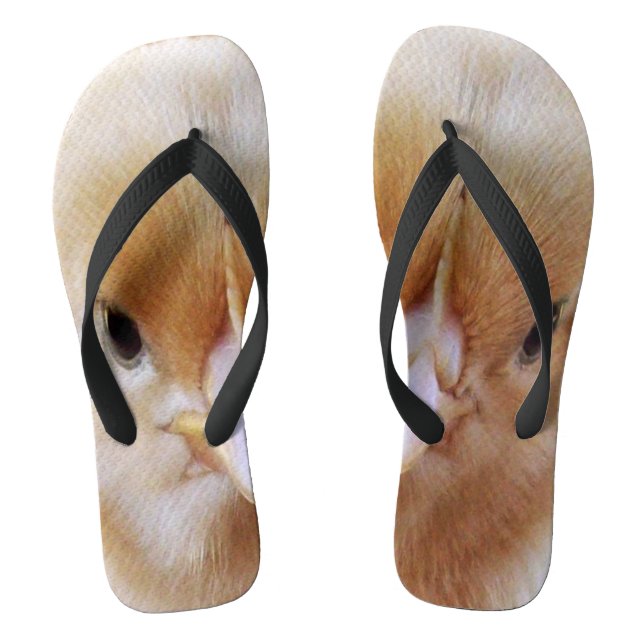 Tongs Visage de poulet bébé, (Semelle)