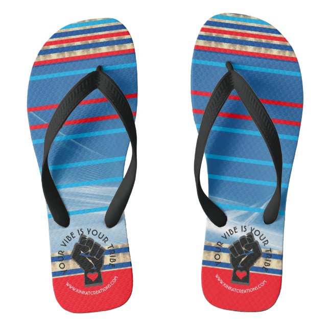 Tongs Votre Vibe Est Votre Tribu - Wave Rider Youngblood (Semelle)