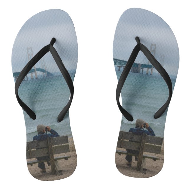 Tongs Vue du pont Mackinac (Semelle)