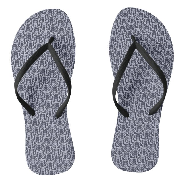 Tongs Wave motif traditionnel japonais design (Semelle)