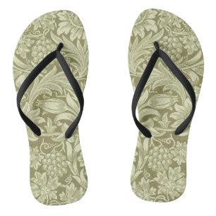 Tongs William Morris Fleur verte tournesol