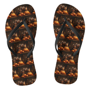 Tongs Yorkshire Terrier Chiot Automne Citrouille délice