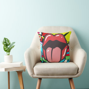 Tongue Twister Kissen
