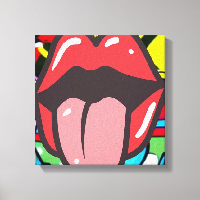 Tongue Twister Leinwanddruck (Vorderseite)