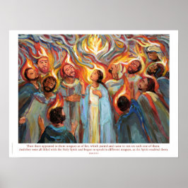 Tongues von Feuerplakaten Poster