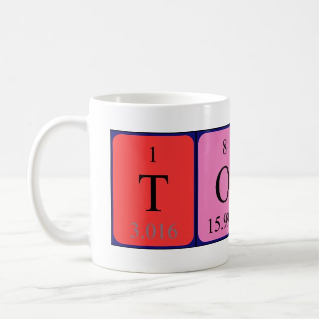 Toni-Periodenname Tasse (Links)