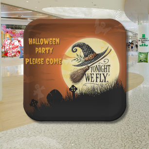 Tonight We Fly Halloween Pappteller
