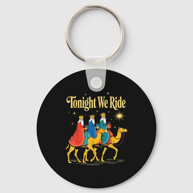 Tonight We Ride Christmas, 3 Wise Men, Christian C Schlüsselanhänger (Vorderseite)