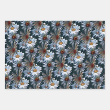 Tonkinson Daisies Galore Tissue Gift Wrap Inpakpap