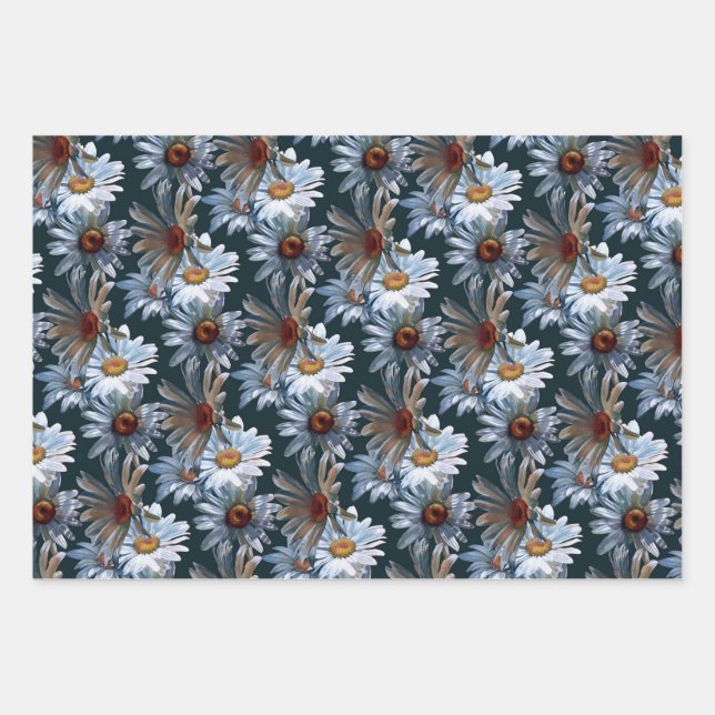 Tonkinson Daisies Galore Tissue Gift Wrap Inpakpap Geschenkpapier Set (Vorderseite)