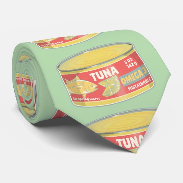 Tonne Thunfischkonserven Krawatte (Gerollt)