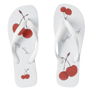 Tonneaux de tongs pour adultes cerisiers, larges b