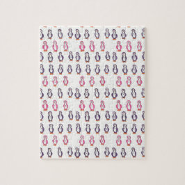 Tonnen des Pinguin-Puzzlen
