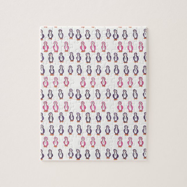 Tonnen des Pinguin-Puzzlen (Vertikal)