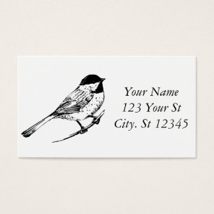 Tonnerre de chickadee à calotte noire