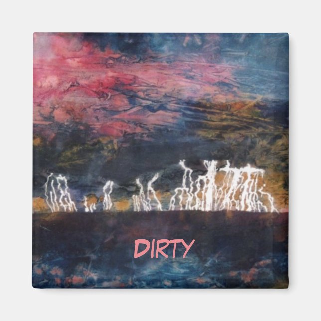 "Tonnerre Silent #2" Magnet de lave-vaisselle Abst (Devant)