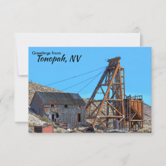 Tonopah Nevada Grußkarte Dankeskarte