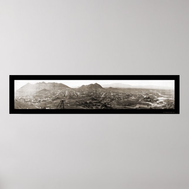 Tonopah NV Panorama Foto 1909 Poster (Vorne)