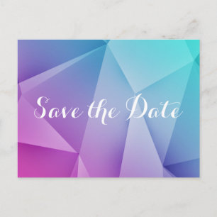 Tons bijoux multicolores Enregistrer la date Carte
