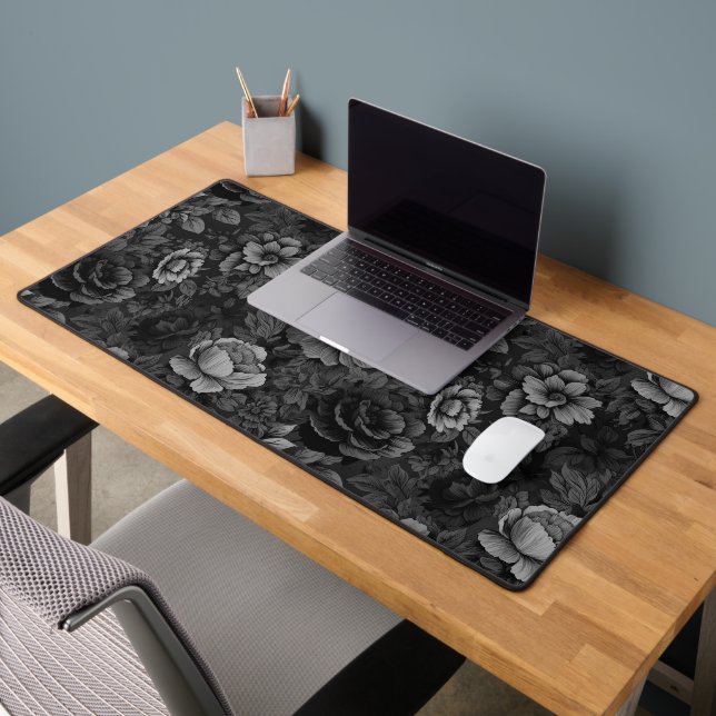 Tons de gris floral (Bureau 2)