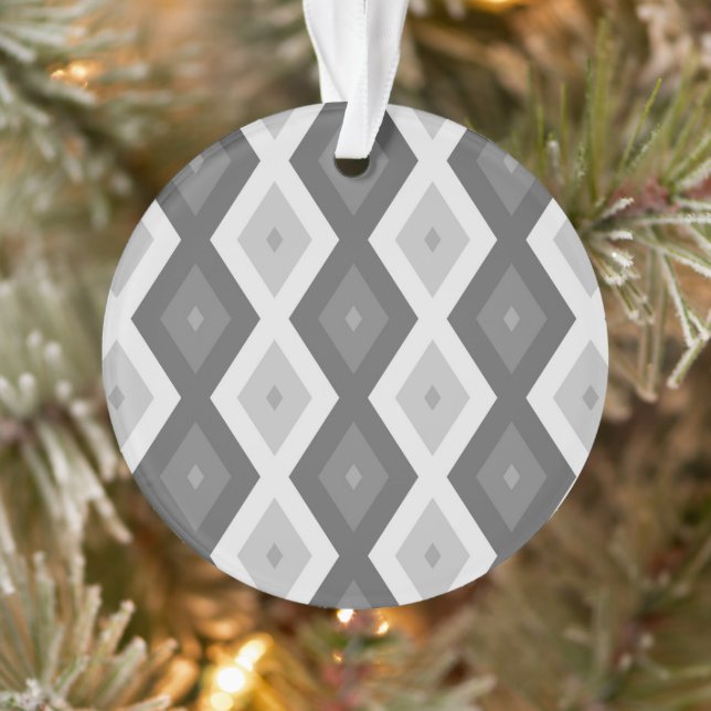 Tons de motif de diamant gris (Arbre)