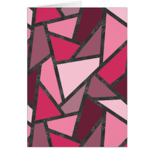 Tons de motif en vitrail rose