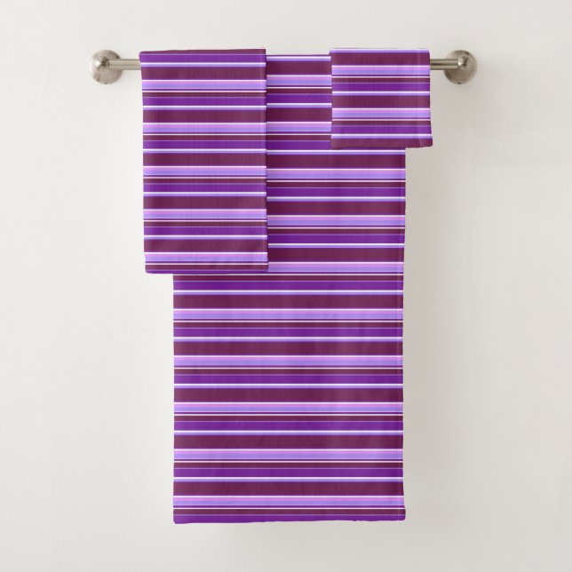 Tons de rayures violettes (En situation)