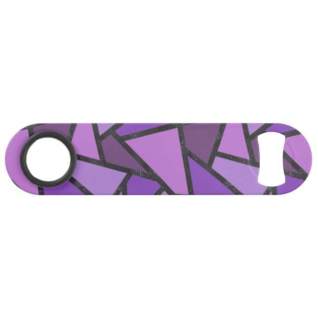 Tons de vitrail violet motif (Devant (Horizontal))